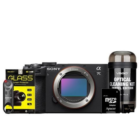 SONY 索尼 ILCE-7CM2 A7C II 黑色單機身 超值組 (公司貨)