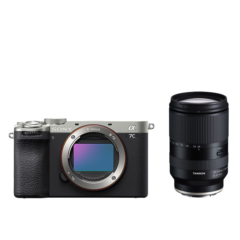 SONY 索尼  ILCE-7CM2 A7C II 銀色+ TAMRON 28-200mm A071 (公司貨)