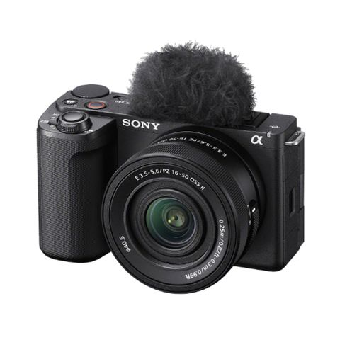 SONY 索尼 Vlog camera ZV-E10 II + SELP16502 標準單鏡組 黑 (公司貨) ZV-E10M2K