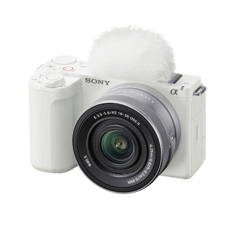 SONY 索尼 Vlog camera ZV-E10 II + SELP16502 標準單鏡組 白 (公司貨) ZV-E10M2K