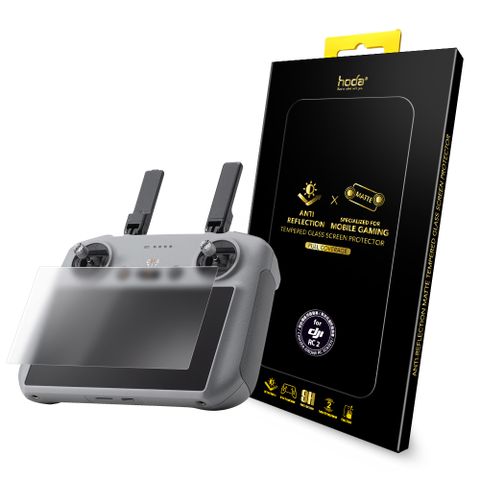 hoda 好貼 DJI RC2 AR抗反射磨砂玻璃保護貼