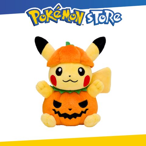 Pokémon Store 毛絨玩具  (萬聖節南瓜 皮卡丘)