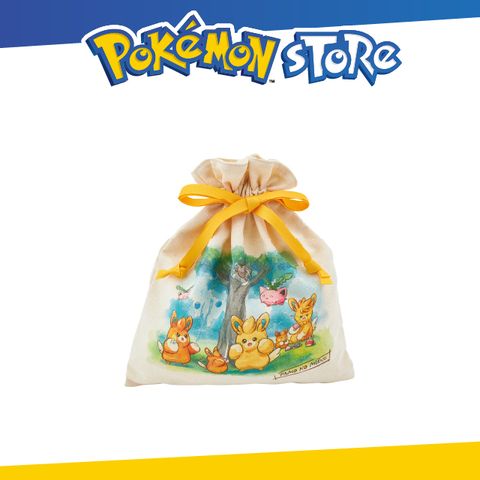 Pokémon Store 帆布束口袋 PAMO NO MURE