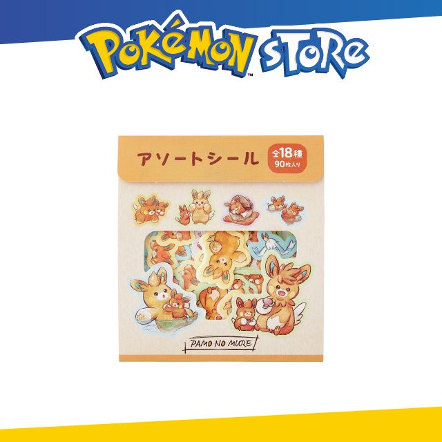 Pokémon Store 貼紙組 PAMO NO MURE