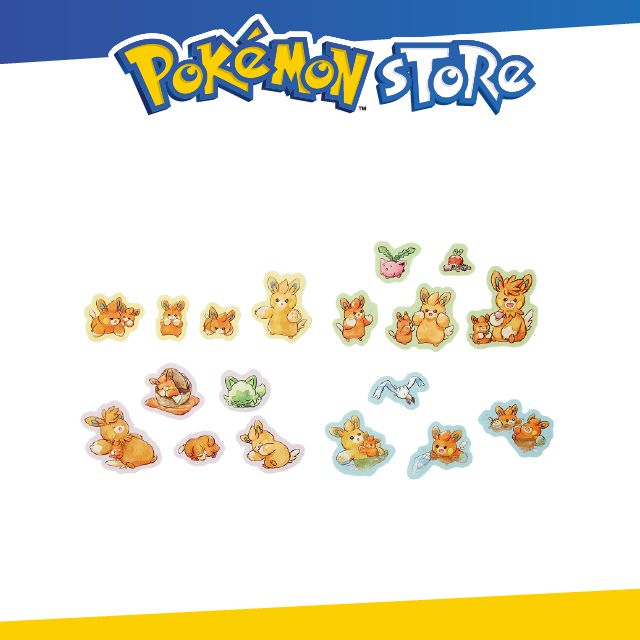 Pokémon Store 貼紙組 PAMO NO MURE