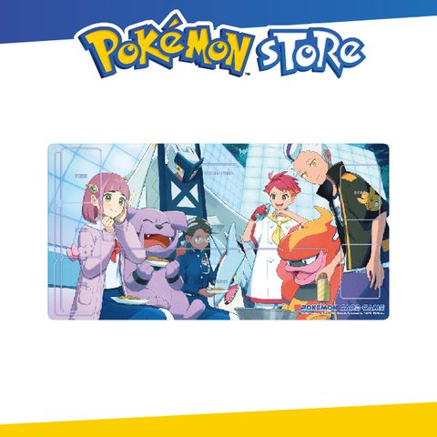 Pokémon Store 寶可夢橡膠對戰桌墊9433615（赤松&紫芋&納莉&杜若）