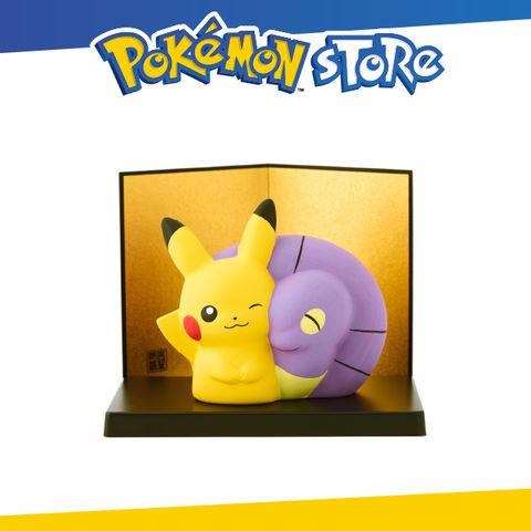 Pokémon Store 陶飾品  (皮卡丘&阿柏蛇)