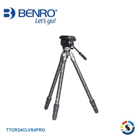 BENRO 百諾 B TTOR24CLVS4PRO 玄武系列油壓雲台碳纖維三腳架套組