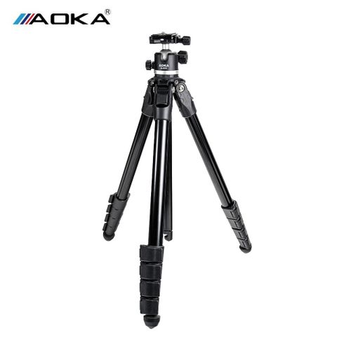 AOKA A-255 旅行專業攝影三腳架 黑色