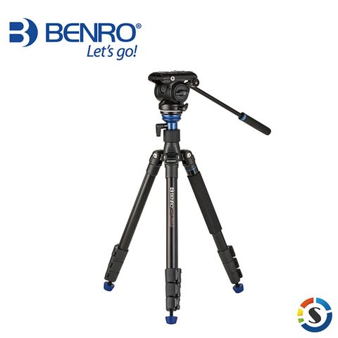 BENRO 百諾 A2883FS4PRO油壓雲台攝影腳架套組(Aero4)