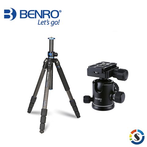 BENRO 百諾 GoClassic系列碳纖維三腳架套組GC258T+B1