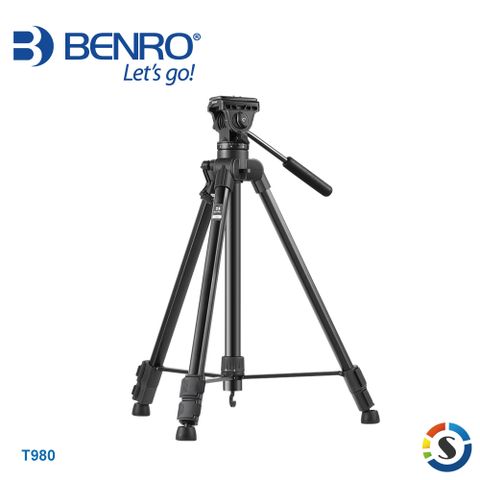 BENRO 百諾 T980 鋁合金三腳架雲台套組