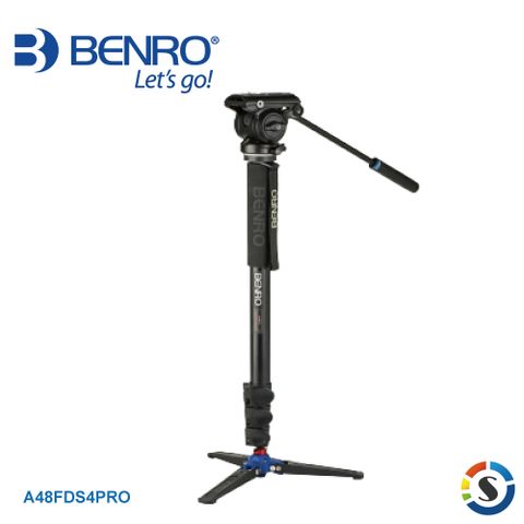 BENRO 百諾 A48FDS4PRO 油壓雲台單腳架套組