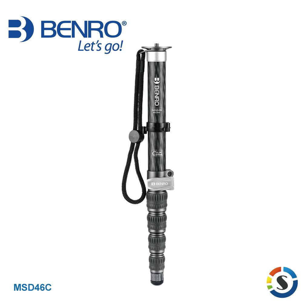 BENRO 百諾  MSD46C 防水碳纖單腳架