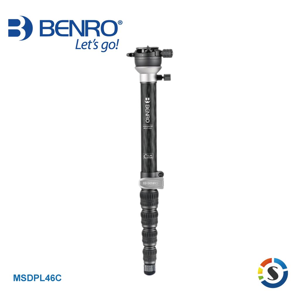 BENRO 百諾  MSDPL46C 防水碳纖單腳架套組