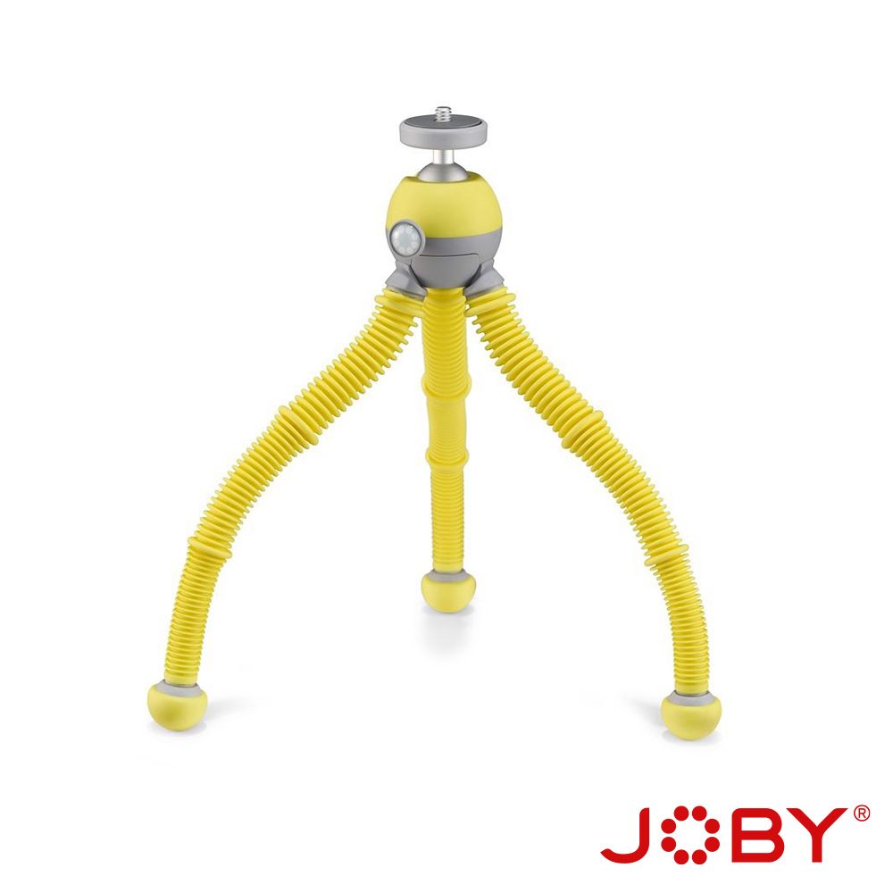 JOBY  PodZilla Flexible Tripod Medium Kit 腳架套組-黃色 公司貨