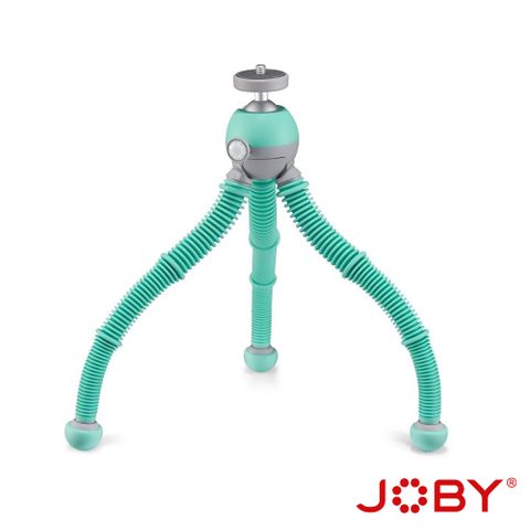 JOBY PodZilla Flexible Tripod Medium Kit 腳架套組-青綠色 公司貨