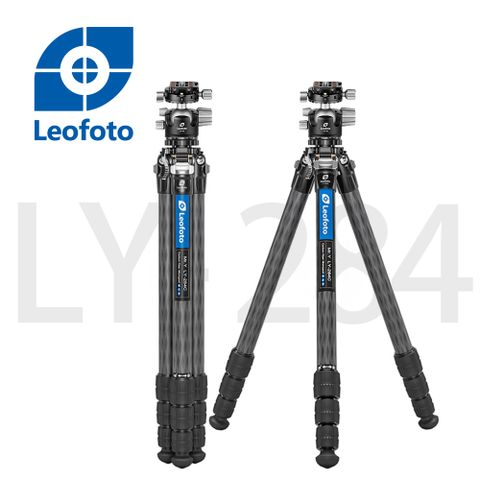 Leofoto 徠圖 LY284C+LH36R氫氣系列4節碳纖維三腳架