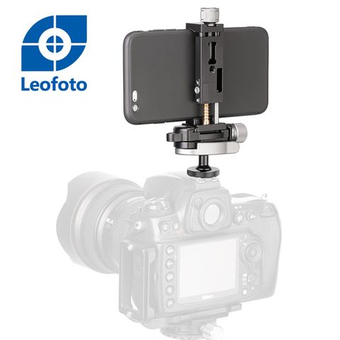 Leofoto徠圖 彩宣總代理FA-01+MBC-18+PC-90II單眼相機熱靴連接手機套組