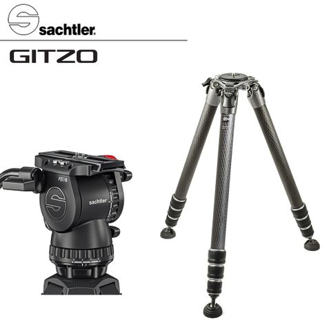 Sachtler 沙雀 FSB6 markII 攝錄影油壓雲台 + GITZO GT4543LS 碳纖維4號4節系統三腳架套組