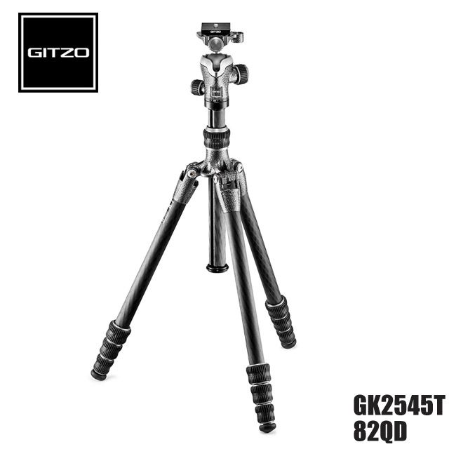 GITZO GK2545T-82QD Traveler 碳纖維2號4節三腳架-球型雲台套組