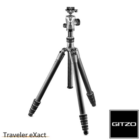 Gitzo Traveler eXact 旅行家系列 2號4節 碳纖維三腳架雲台套組 公司貨