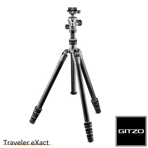 Gitzo Traveler eXact 旅行家系列 1號4節 碳纖維 三腳架雲台套組 GK1545T-82TQD 公司貨
