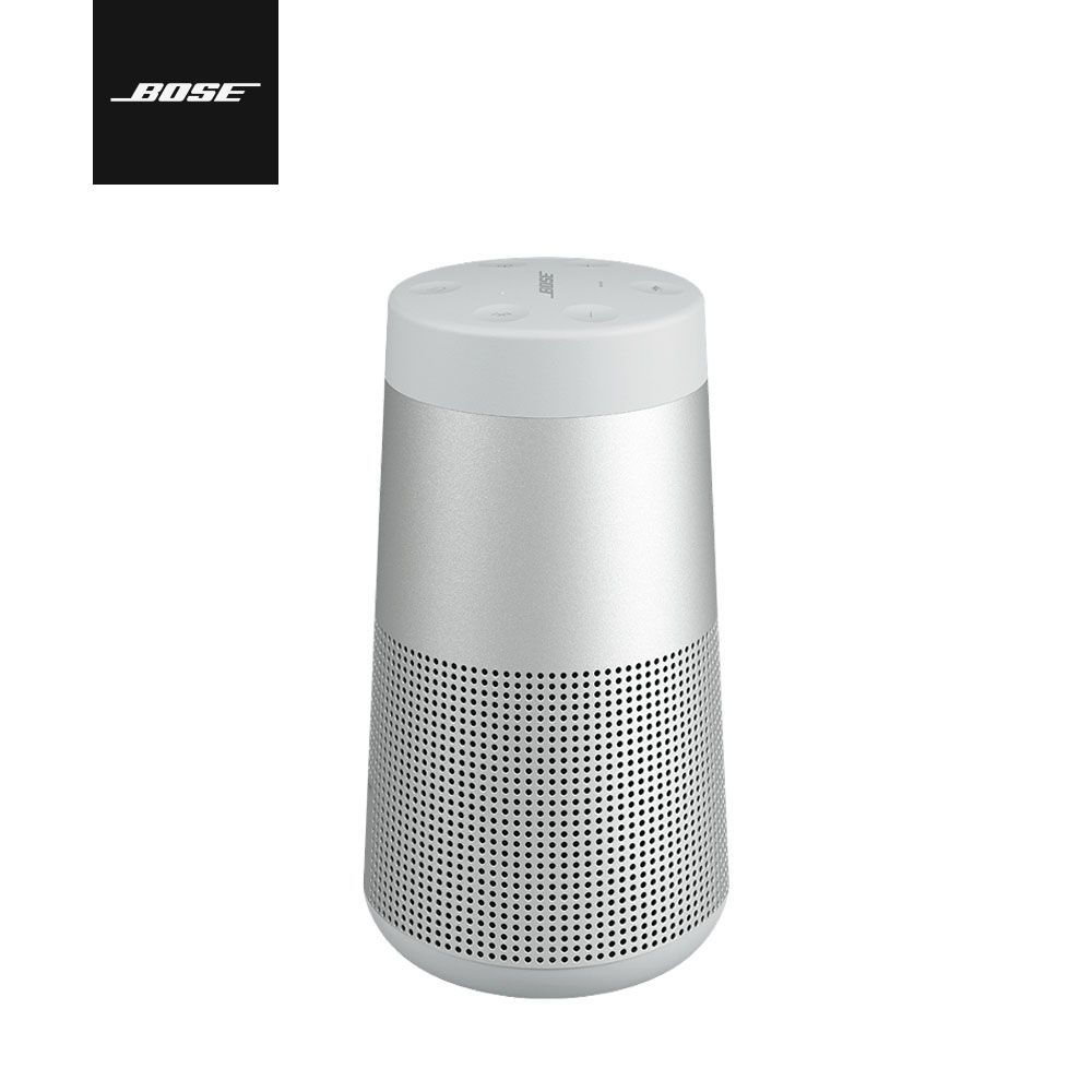 Bose   SoundLink Revolve II 防潑水 360 全方向聲音 可攜式藍牙揚聲器 銀色