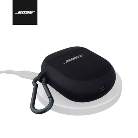 Bose QuietComfort Ultra消噪耳塞 耳機無線充電保護套 (通用II/Ultra) 黑色