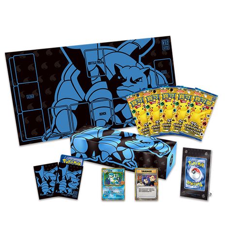 寶可夢《集換式卡牌遊戲》劍&amp;盾系列「25週年頂級收藏箱-水箭龜」
