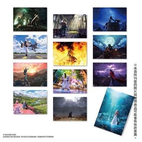 【預購】 Square Enix 太空戰士 【迷你透明海報收藏集】中盒12入 史克威爾 最終幻想7 重生 FFVII