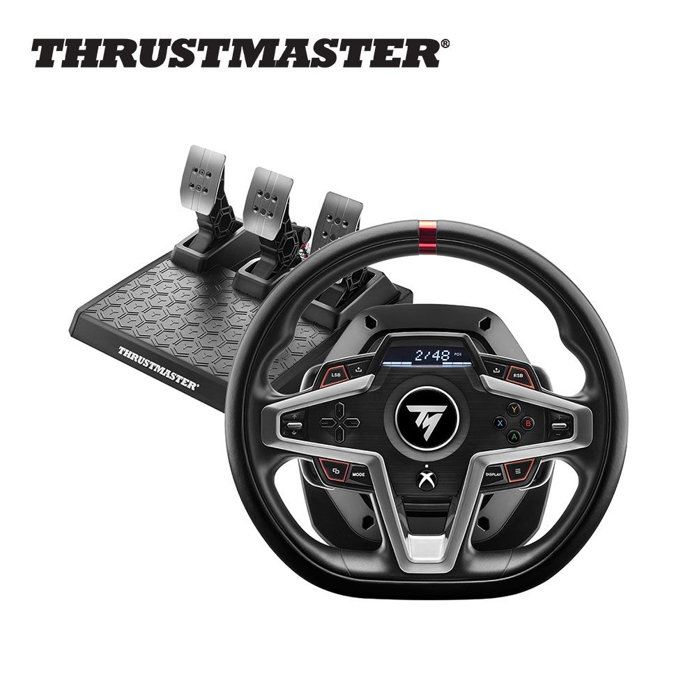 THRUSTMASTER 圖馬思特 T248X 賽車方向盤+踏板- PChome 24h購物