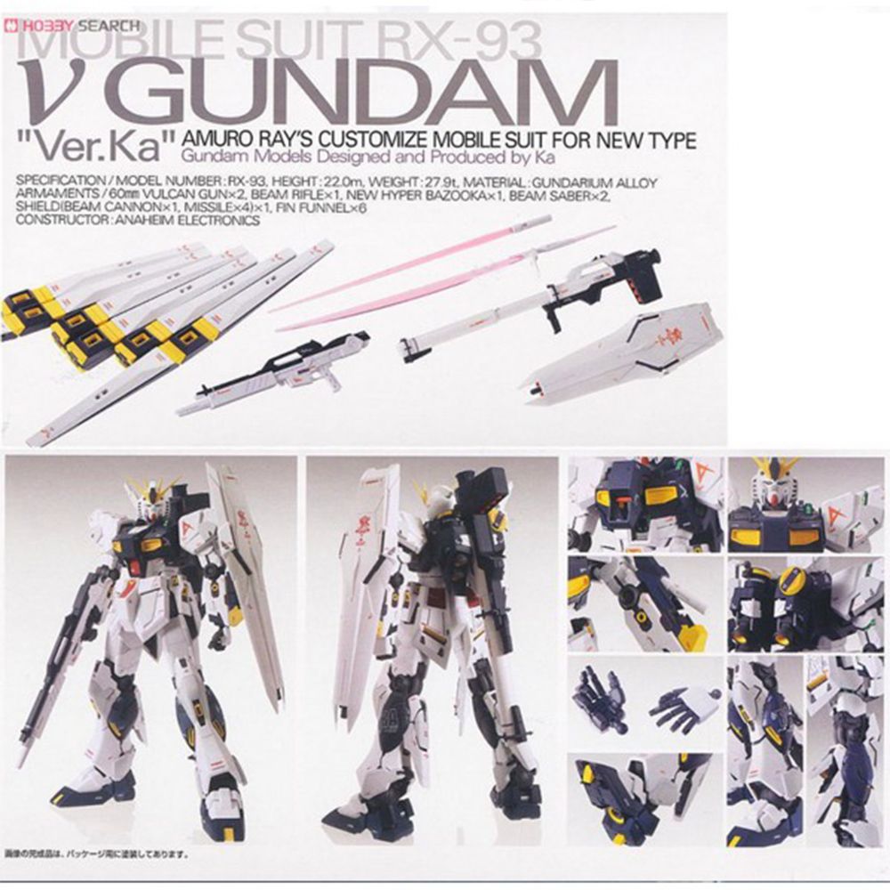 BANDAI 萬代 MG 1/100 RX-93 Nu Ver.Ka 牛鋼