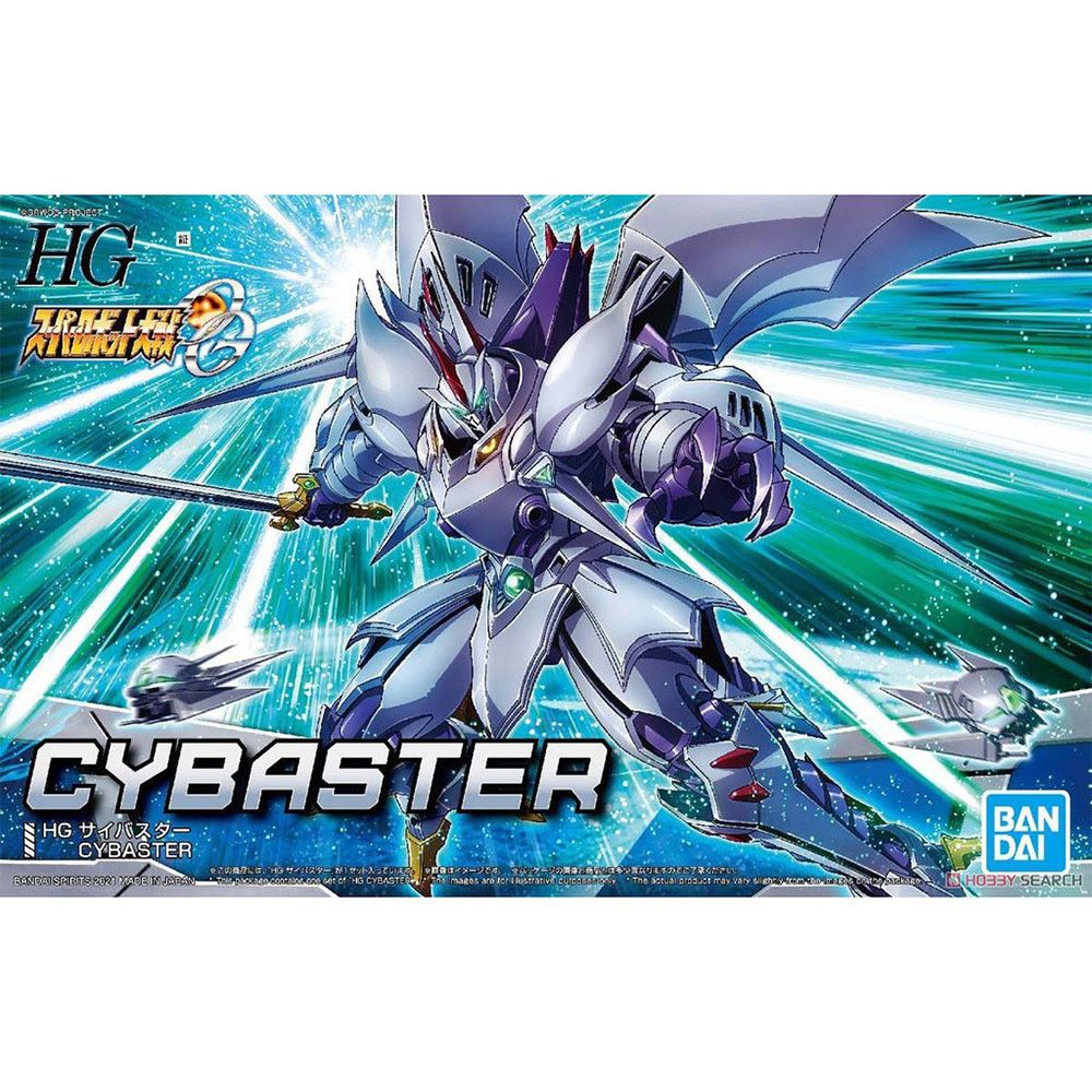 BANDAI 萬代  超級機器人大戰OG 風之魔裝機神 HG CYBASTER 賽巴斯達