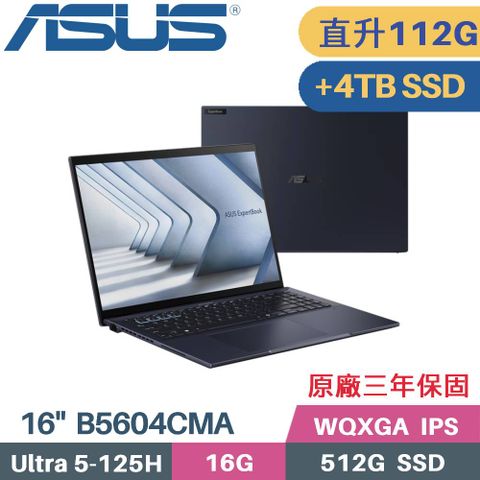 ASUS ExpertBook B5604CMA-0171A125H (CU5-125H/48G+64G/512G+4TB SSD/W11PRO/16)特仕