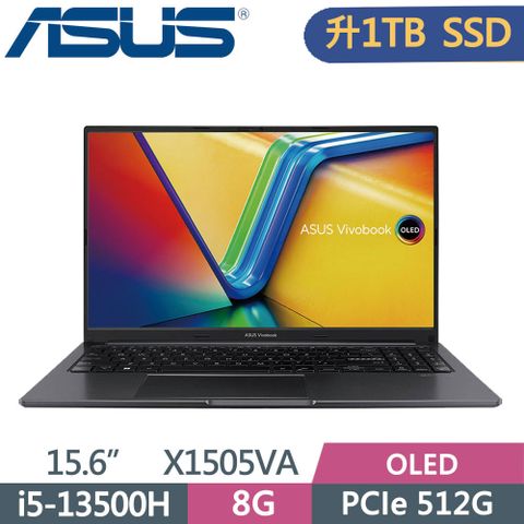 ASUS VivoBook 15 X1505VA-0241K13500H 搖滾黑i5-13500H  8G  1TB PCIe SSD  3K  15.6