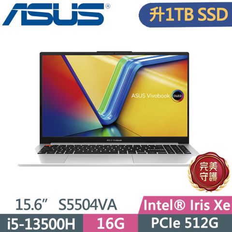 ▶改機直升 1TB◀ASUS Vivobook S15 S5504VA-0152S13500H 酷玩銀i5-13500H ∥ 16G ∥ W11 ∥ PCIe 1TB SSD ∥ OLED ∥ EVO ∥ 15.6"