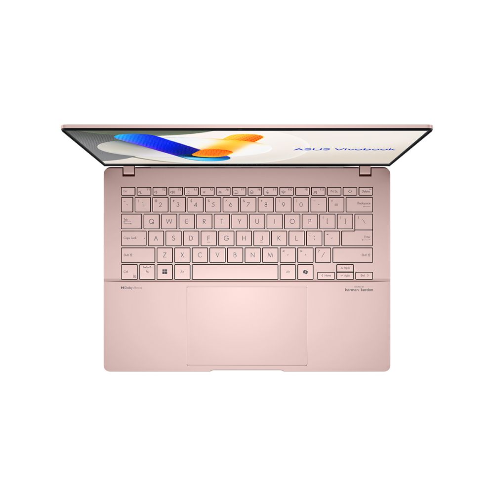 ASUS 華碩 Vivobook S14 OLED M5406NA 玫瑰金 14吋輕薄筆電(AMD R5-7535HS/16G/4TB/WUXGA)特仕
