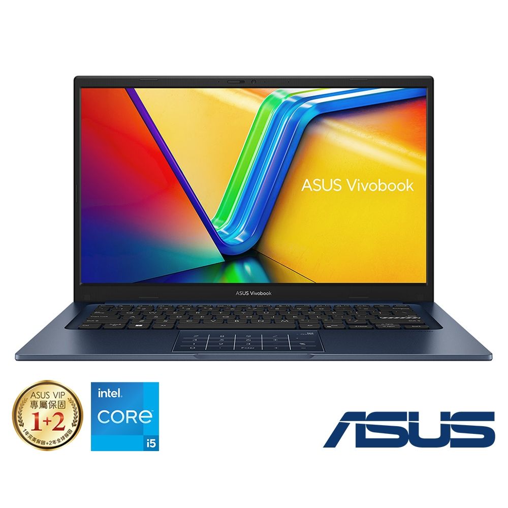  ASUS VivoBook X1404VA-0021B1335U 午夜藍i5-1335U  8G+32G  PCIe 4TB  W11  FHD  14