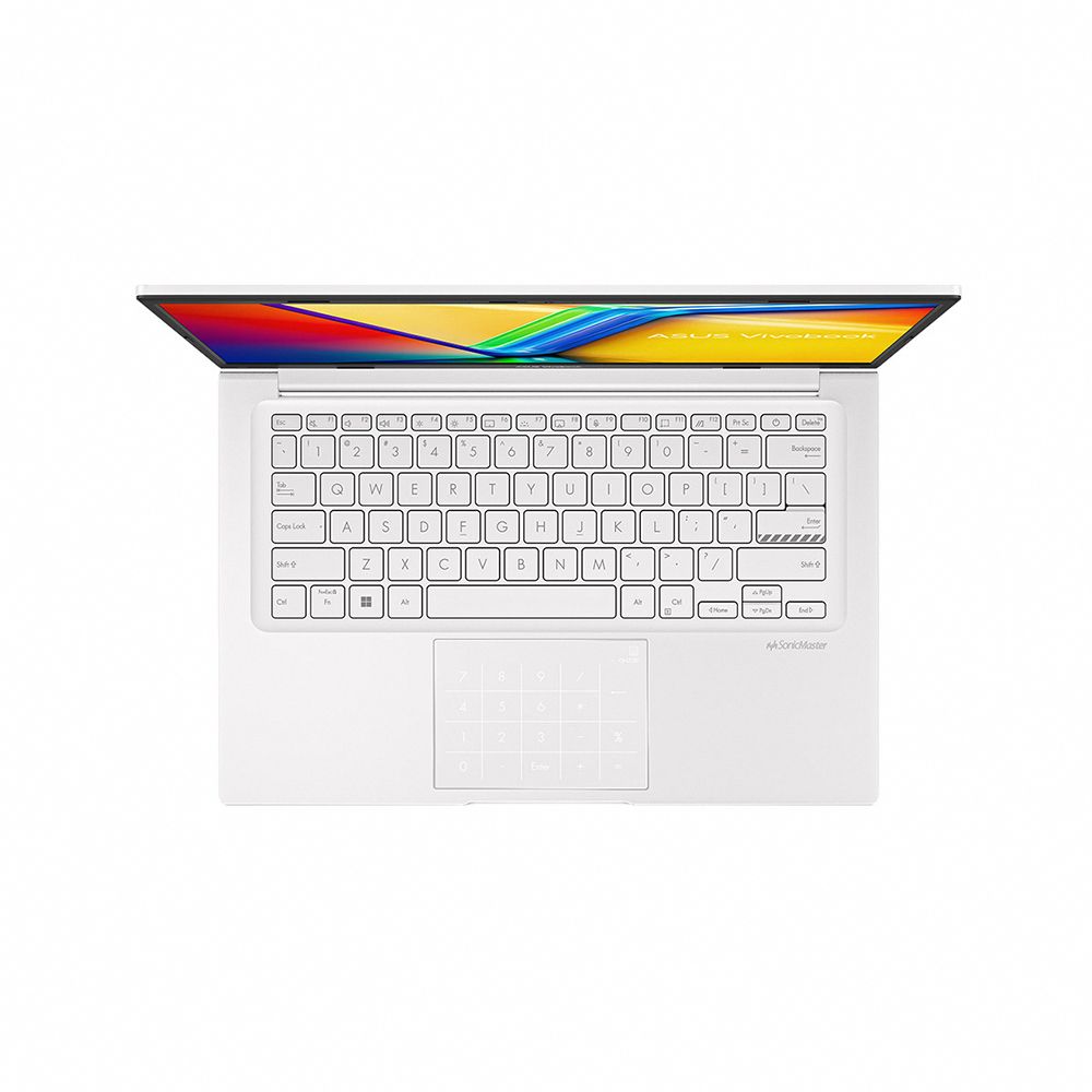 ASUS 華碩  VivoBook 14 輕薄1.4kg筆電白(i5-1335U/8G+8G/2TB/W11/14吋/二年保/X1404VA-0161W1335U)特仕