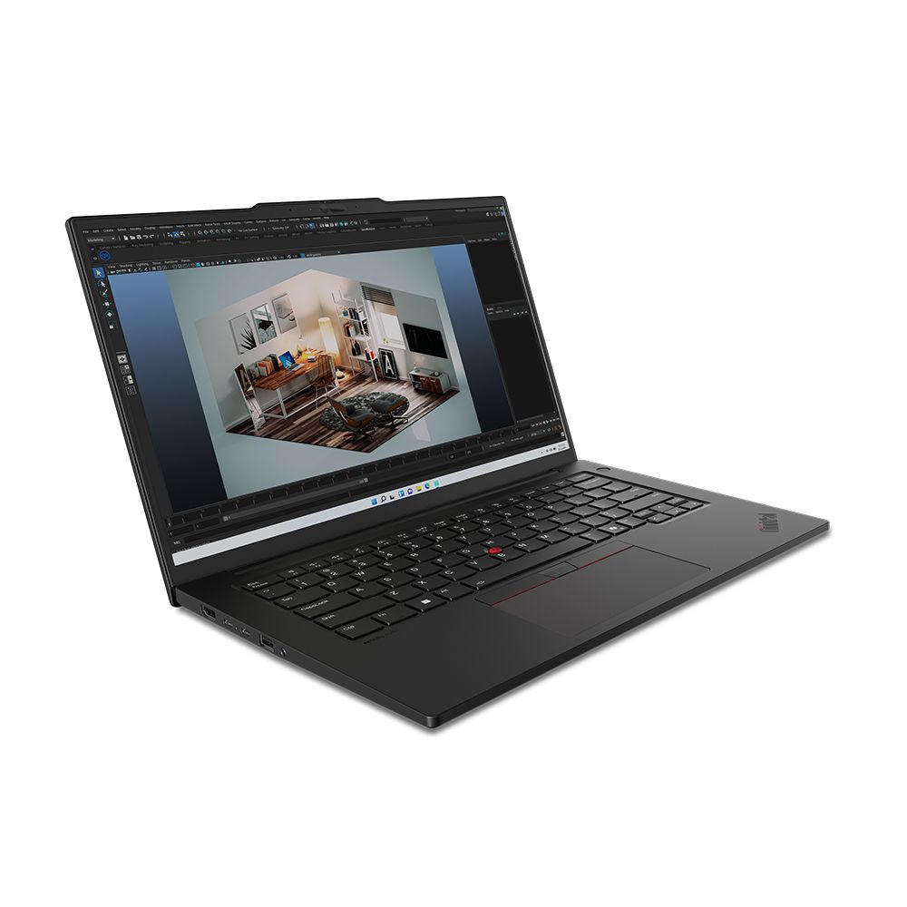 LENOVO 聯想  ThinkPad P14s Gen5 RTX獨顯AI筆電黑(Ultra7-155H/32G+32G/1TB/RTX500 Ada/W11P/14.5吋/三年保)特仕