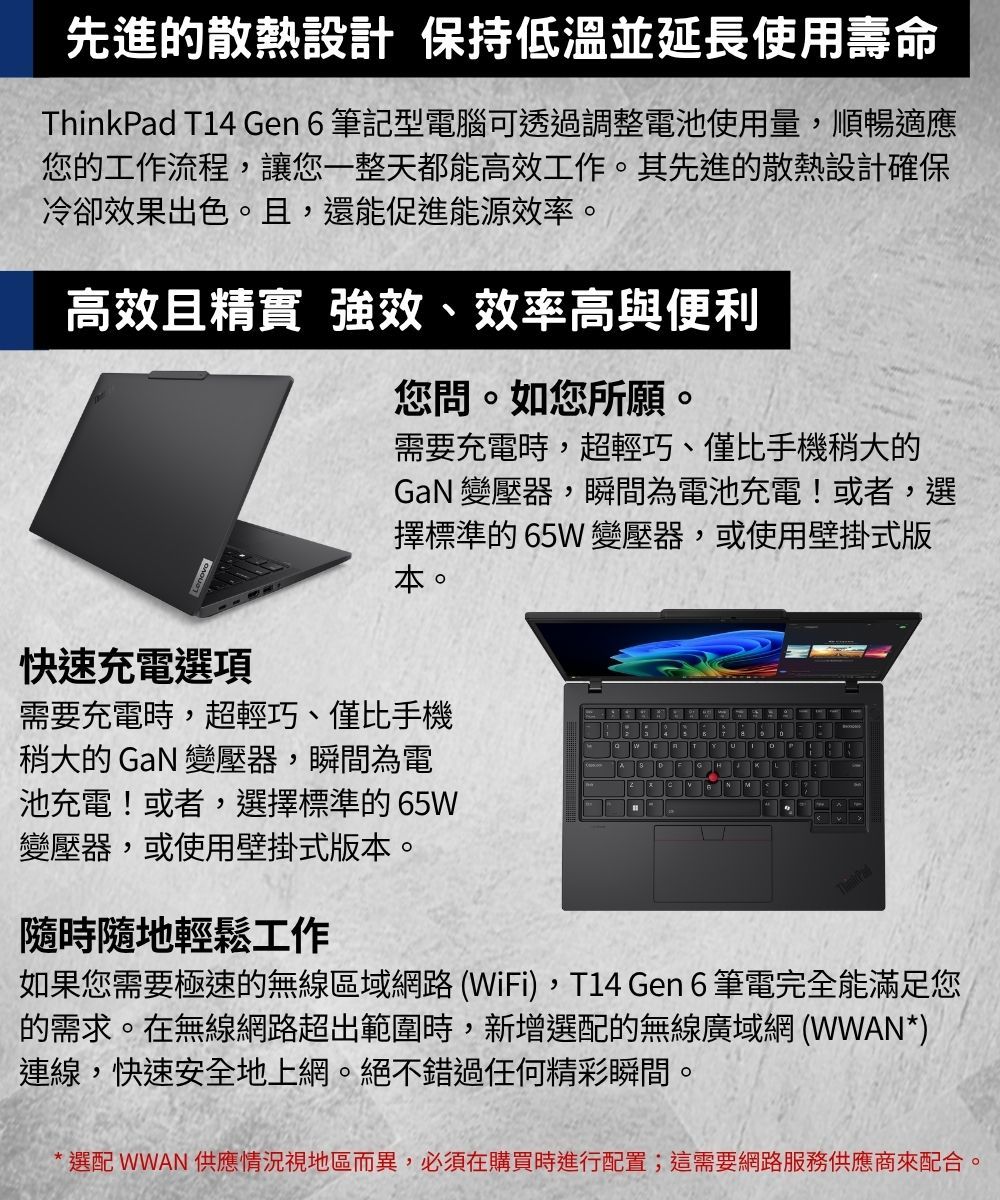 Lenovo聯想 ThinkPad T14 G6 - 詳情4