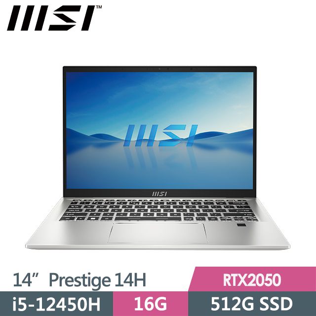 msi Prestige 14H B12UCX-456TW(i5-12450H/16G/512G SSD/RTX2050-4G