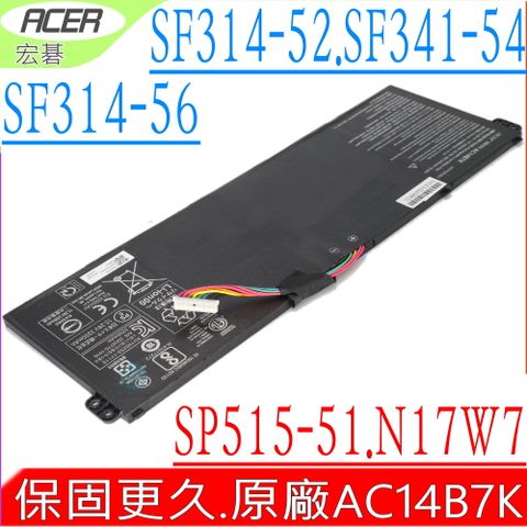 ACER 電池(原廠)-宏碁 AC14B7K,Swift 3 SF314-54G,SF314-56G,Spin5 SP515-51N, SP515-51GN,SF314-S4,SF314-52GN,4ICP5/57/80