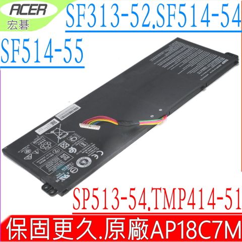 ACER AP18C7M 電池(原裝)-Swift 3 SF313-52T,SF313-52G,SF313-53,SF314-51,SF314-59,N19W3,Swift 5 SF514-54GT,SF514-54T,SF514-55T,Spin 5 SP513-54N,CP514-1H,CP514-wh,Travelmate TMP414-51,TMP414RN-51,Acer Book RS AP714-51T,AP714-51GT,AP18C7K,4ICP5/57/79