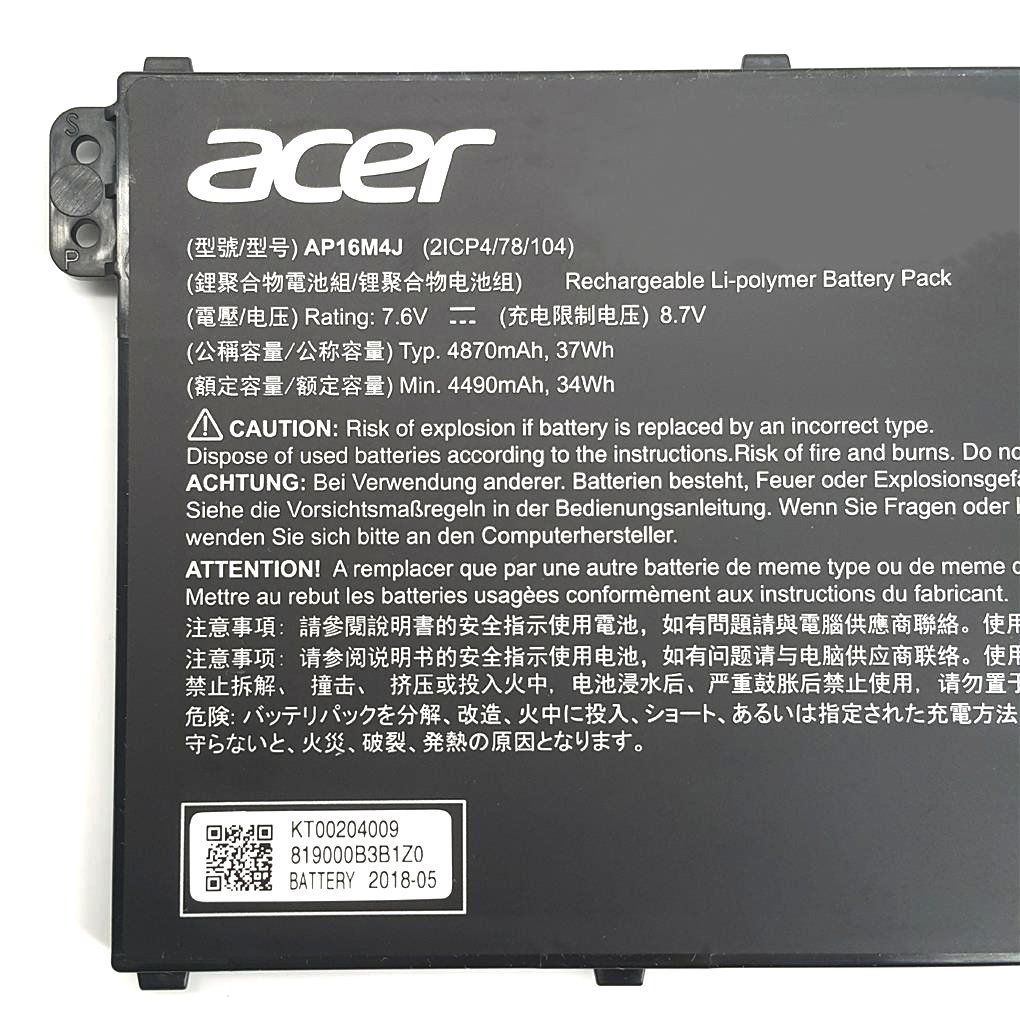 ACER 宏碁 AP16M4J 電池 N19C2 A317-32 - PChome 24h購物