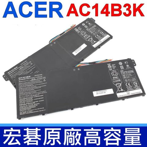 宏碁 ACER AC14B3K 電池 通用 AC14B8K SP513-51 A515-51 V3-372,P236,E3-721,E5-721,E5-731,E5-771,ES1-511 ES1-512,ES1-520,AC14B3K , TMP236-MG
