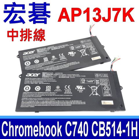 ACER 宏碁 AP13J7K 原廠電池 中排線 Chromebook C740 C740-C32M C740-C3P1 C740-C4PE C740-C5U9 514 CB514-1H CB514-1HT