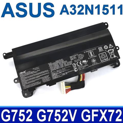 ASUS A32N1511 華碩 電池 G752 G752VS GFX72 GFX72VM GFX72VY GFX72VS G752V G752VW G752VL G752VM G752VT G752VY