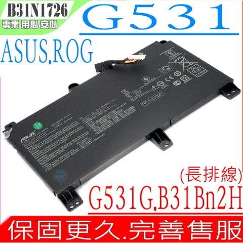 ASUS 電池 適用 華碩 B31N1726 ROG Strix G531,G531GD,G531GT,G531GU,G531GV, G531GW,B31Bn2H,FX506,FX506HM,FX506LH,FX506LI,FX506LU,FX506he